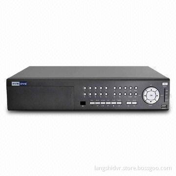 DVR, CCTV Security with Full CIF Recording, Dual Stream, VGA/HDMI Output and 2 SATA HDD